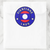 Vientiane Laos Ronde Sticker (Tas)
