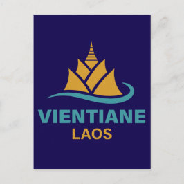 Vientiane Laos Southeast Asia Briefkaart