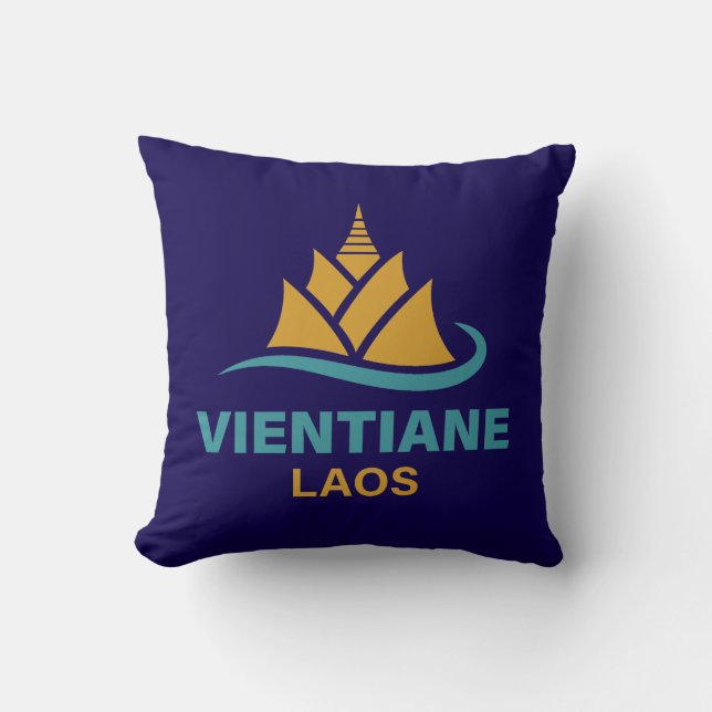 Vientiane Laos Southeast Asia Kussen (Voorkant)