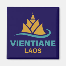 Vientiane Laos Southeast Asia Magneet