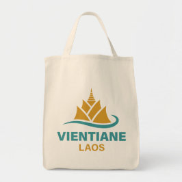 Vientiane Laos Southeast Asia Tote Bag