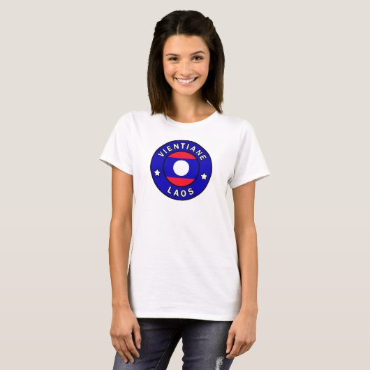 Vientiane Laos T-shirt (Voorkant volledig)