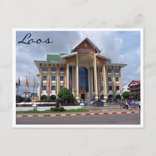 vientiane stad briefkaart