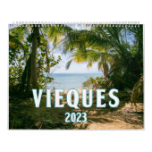 Vieques Puerto Rico 2023 Calendar Kalender (Hoes)