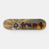 VIER4 SPLATTER BURST SKATEBOARD (Horizontaal)