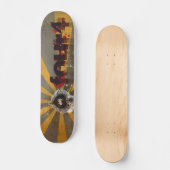 VIER4 SPLATTER BURST SKATEBOARD (Voorkant)
