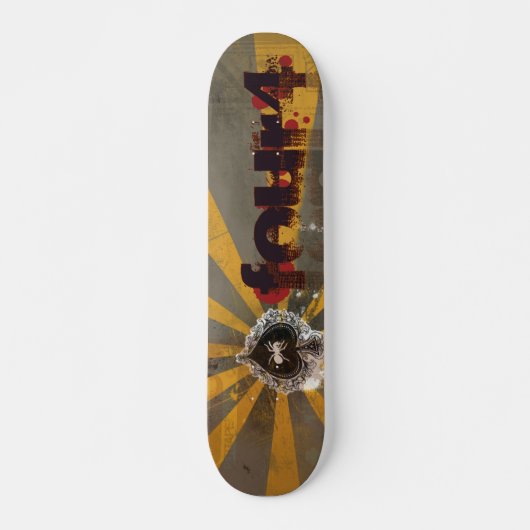 VIER4 SPLATTER BURST SKATEBOARD (Voorkant)