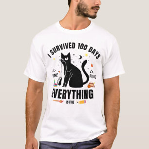 Vier 100 dagen in stijl met onze Happy 100th T-shirt