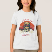 Vier 100 dagen school: leuk en uniek T-shirt (Voorkant)