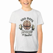 Vier 100 dagen school: leuk en uniek T-shirt