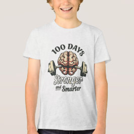 Vier 100 dagen school: leuk en uniek T-shirt