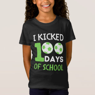 Vier 100 schooldagen in stijl t-shirt