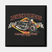 Vier 10 jaar Revelry Cycles Magnet (Voorkant)