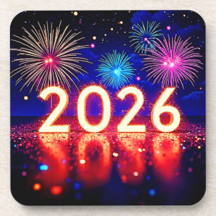 Vier 2026: Helder Toekomst Vonk Design  Bier Onderzetter
