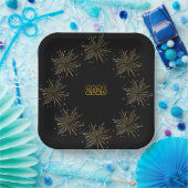 Vier 2026 Papieren Bord (Feest)