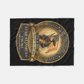 Vier 250 jaar Amerika Semiquincentennial Fleece Deken (Voorkant (Horizontaal))