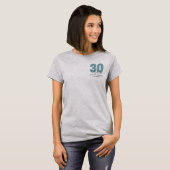 Vier 30 jaar met CCSA T-shirt (Voorkant volledig)