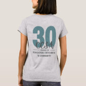 Vier 30 jaar met CCSA T-shirt (Achterkant)