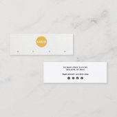 Vier 4-hoefdierentuin voor het verkrijgen van Logo Mini Visitekaartje (Voorkant / Achterkant)