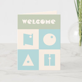 Vier 4 letter baby naam nieuwe ouders felicitatie bedankkaart