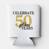 Vier 50 Golden Years Plezier 50e Jubileum Blikjeskoeler (Achterkant)