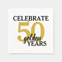Vier 50 gouden jaren 50ste bruiloft Jubileum