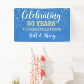 Vier 50 jaar! Aangepaste jubileum banner (Insitu)