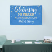 Vier 50 jaar! Aangepaste jubileum banner (Beurs)