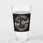 Vier 50ste verjaardag in stijl! glas (Voorkant)