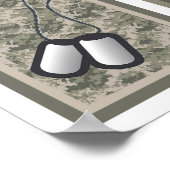 Vier 5x7 Nursery Art Prints ARMY ACU Camoflauge (Hoek)