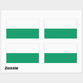 VIER Aalten Flag Rechthoekige Sticker (Vel)