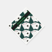 Vier Aces die Cards Napkins spelen Servet (Hoek)