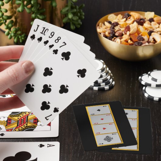 VIER ACES DIE KAARTEN SPELEN (Insitu)