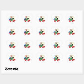 Vier Aces Hart Sticker (Vel)