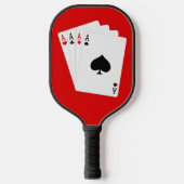 Vier Aces Pickleball Paddle (Voorkant)