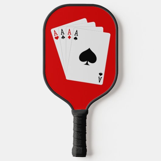 Vier Aces Pickleball Paddle (Achterkant)