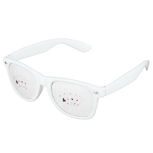 Vier Aces Retro Zonnebril (Gekanteld)