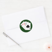 Vier Aces Sticker (Envelop)