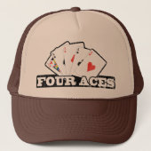Vier Aces Trucker Hat Trucker Pet (Voorkant)