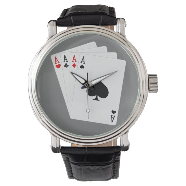 Vier Aces Watch Horloge (Voorkant)