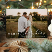 Vier Afbeelding moderne kerstster Feestdagenkaart