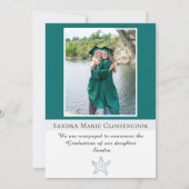 vier Afbeelding Nautische snuifvis afstuderen Aankondiging (Achterkant)