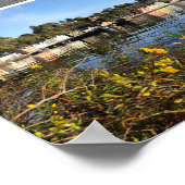 Vier Afbeelding Poster van Schotse Boten & Scenery (Hoek)