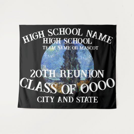 Vier afstudeerklas pensioen 2024 cruiseschip wandkleed (Voorkant (horizontaal))