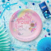 vier altijd zoete papieren Borden Papieren Bordje (Feest)