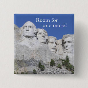 Vier America 250 en President Trump #24 Vierkante Button 5,1 Cm