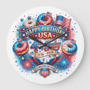Vier America's 250ste verjaardag met donut Grote Klok
