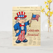 Vier Amerika Kaart (Gele Bloem)
