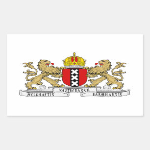 VIER Amsterdam wapenstilstand Rechthoekige Sticker