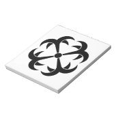 Vier ankers notitieblok (Linkerzijde)